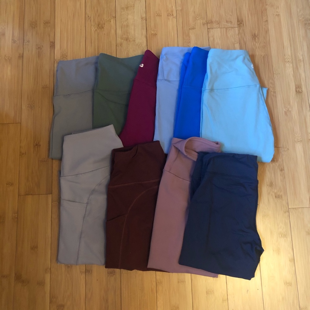 Assorted leggings lululemon dupes